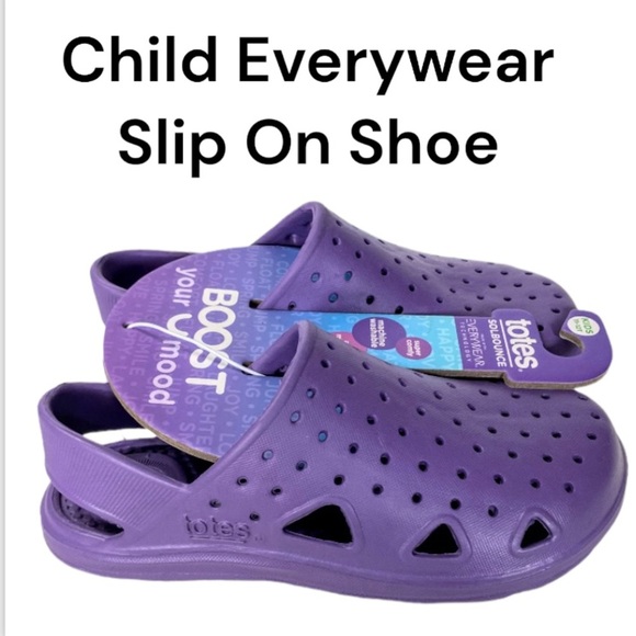 NWT Totes Unisex Child Everywear Slip On Shoe Choose Color & Size - Picture 1 of 16